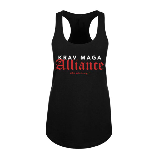 SAFER AND STRONGER - WOMEN'S FITTED TANK TOP - $Z3EGDY$ Thumbnail