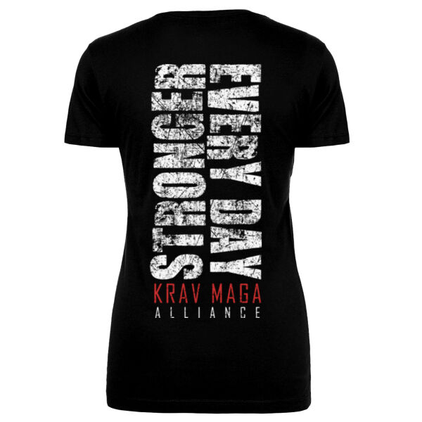 STRONGER EVERY DAY BACKBONE - WOMEN'S FITTED T-SHIRT Thumbnail