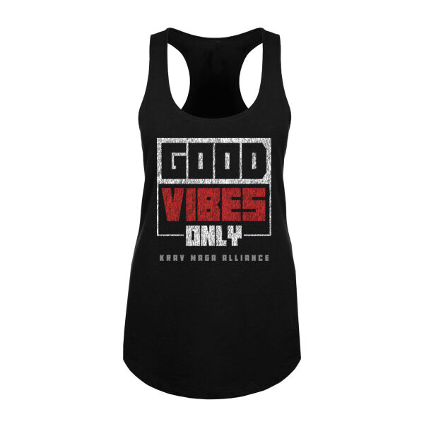 GOOD VIBES ONLY - WOMEN'S FITTED TANK TOP Thumbnail